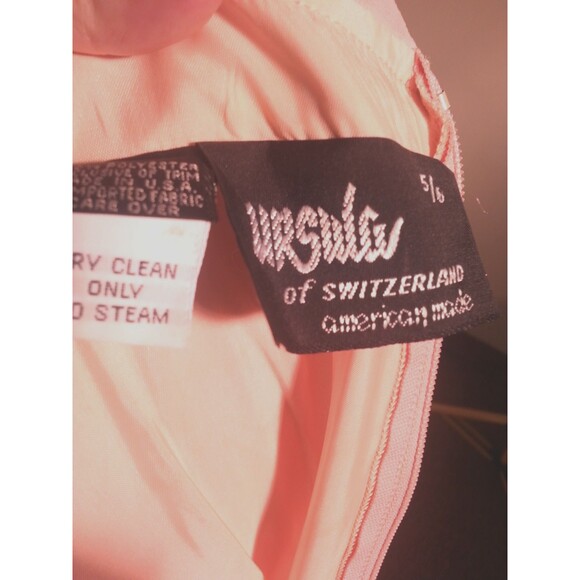 Tiered Boat Neck Chiffon Sleeve Mother of the Bride Dress Elegant Modest S 5 6 - Picture 3 of 10